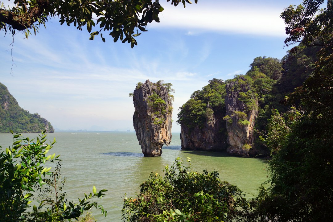 James Bond Island and limestone formations in Thailand